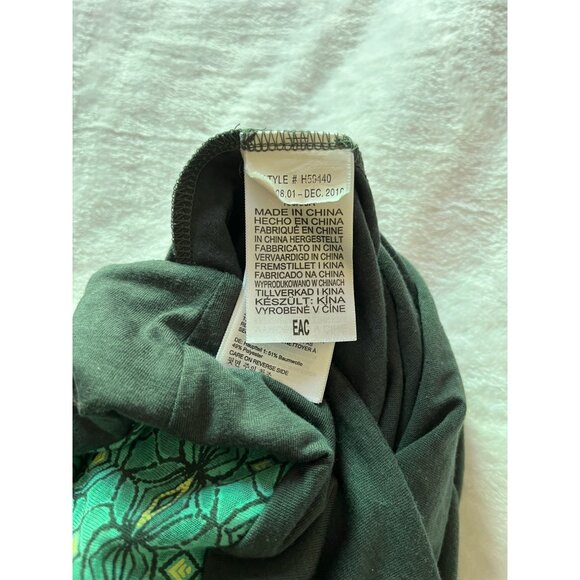 Marmot Women's Green Geometric A-Line Mini Skirt Elastic Waistband Pull-On Small - Picture 3 of 10